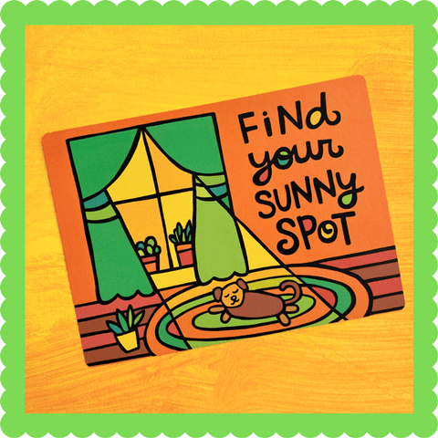 Find Your Sunny Spot Postcard